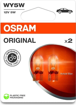 Zestaw żarówek samochodowych OSRAM Original WY5W W2.1x9.5d 5 W 12 V 2 szt. (2827NA-2BL)