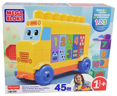 Конструктор Mattel Mega Bloks школьный автобус 45 элементов (0194735349050)