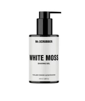 Гель для гоління з д-пантенолом White Moss Mr.SCRUBBER, 100 мл