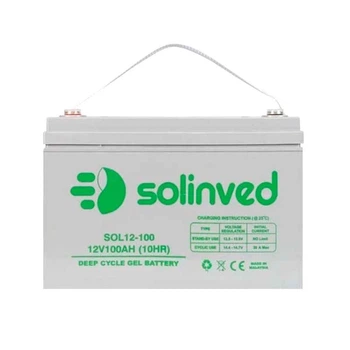Акумуляторна батарея GEL SolinVed 100-12 12V/100Ah