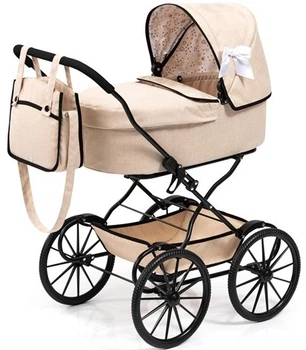 Wózek dla lalek Bayer Classic Beżowy (14375AA) (4003336143751)