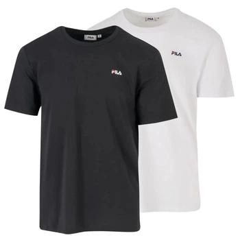 Чоловіча футболка Fila Brod Tee 2 pack біло-чорна S FAM0083 13005 (S)