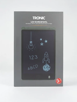 LCD-планшет для малювання TRONIC Schreibtafel дитячий 8.5–10" зелений корпус без паперу кнопка стирання