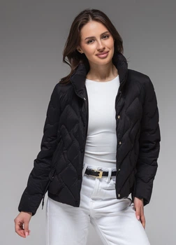 Жіноча демісезонна куртка ультралегка весна-осінь Viva Wear модель 9018 чорний M 9018-2