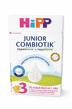 Суміш молочна суха HiPP Junior Combiotik 3, від 1 року, 550 г