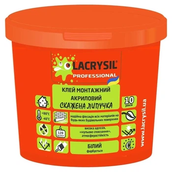 Рідкі цвяхи Lacrysil Липучка 6 кг