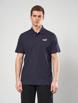 Поло длинное мужское Puma Essentials Foundation 68255216 S New Navy (4067983318177)