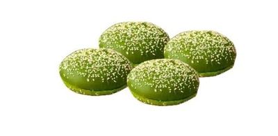 Булочка для міні бургера з кунжутом 20г зелена (100шт/ящ)
