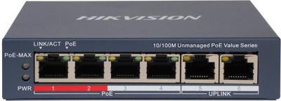 Switch Hikvision DS-3E0106P-E/M(B)