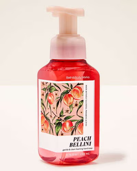 Жидкое мыло-пена для рук Bath & Body Works (667659338733) Peach Bellini Gentle & Clean Foaming Hand Soap 259 мл