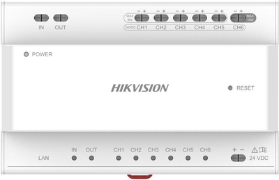 Dystrybutor systemu Hikvision Two Wire Distributor (DS-KAD706Y)