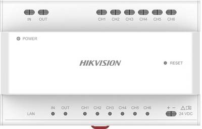 Dystrybutor systemu Hikvision Two Wire Distributor (DS-KAD706Y-S)