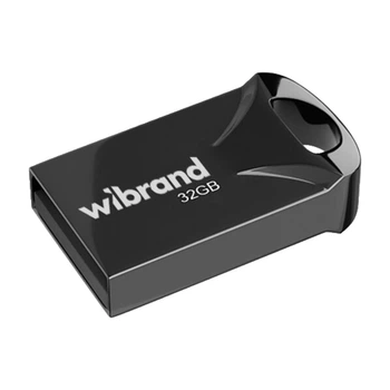 Флешка ЮСБ Wibrand 32 GB Hawk,USB Flash Drive 2.0 пам'ять 32 Гб Black