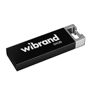 Флешка ЮСБ Wibrand 64 GB Chameleon,USB Flash Drive 2.0 пам'ять 64 Гб Black
