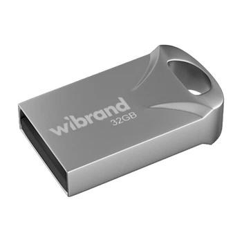 USB флеш-накопичувач Wibrand 32gb Hawk Срібло