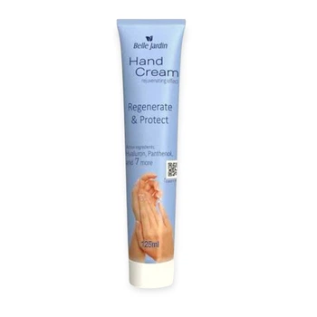 Крем Belle Jardin для рук Hand Cream Regenerate с гиалуроновой кислотой и пантенолом, 125 мл