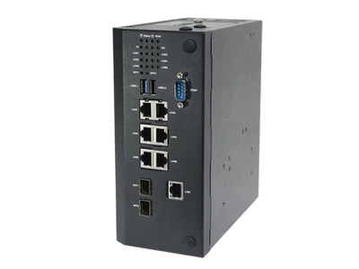 Мережевий шлюз Lanner ICS-P371F Intel Elkhart Lake X6425E with 1x DDR4 SO-DIMM 8GB, 6x 2.5GbE RJ45 with one pair by pass, 2x GbE SFP, 1x Console, 1x m.2 2242 SATA, 1x Micro SD, 1x 2.5" SATA drive bay( (ICS-P371F) (1828190)
