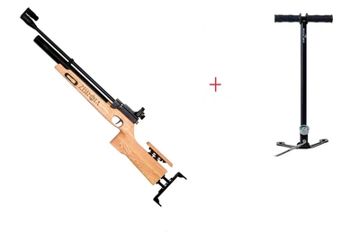 Пневматическая винтовка (PCP) ZBROIA Biathlon 550/200 (ясень) + насос
