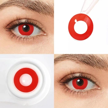 Красные контактные линзы ELITE Lens Ред 2 шт