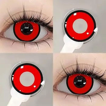 Красные контактные линзы ELITE Lens Ред Ободок 2 шт
