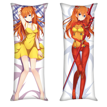 Дакімакура Євангеліон Аска Ленглі Сорью Evangelion Asuka Langley 150 х 50 см