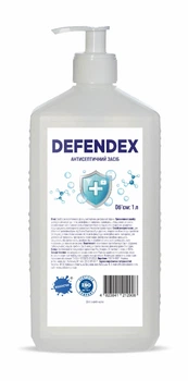 Антисептичний засіб для шкіри на ПГМГ " Defendex" 1л