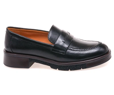 Лофери жіночі Anemone PY6866CA-50A/BLACK LEATHER 39 Чорний