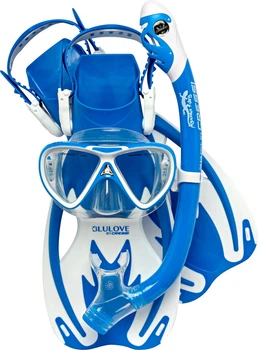 Набор Cressi ROCKS DRY SET сине-белый Сине-белый S/M