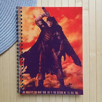 Зошит аніме Берсерк Berserk на пружині 48 аркушів клітинка (17795)