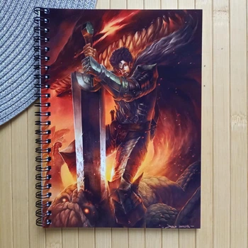 Зошит аніме Берсерк Berserk на пружині 48 аркушів клітинка (17794)