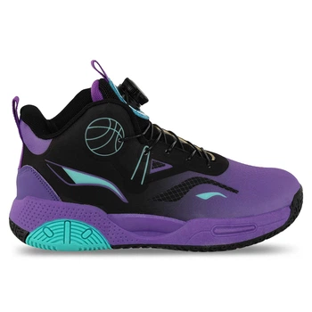 Кроссовки баскетбольные детские SP-Sport Kid's Edition 5535-1 размер 37 Black-Purple-Mint