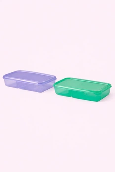 Контейнер для бутербродів, 2 шт ІКЕА PRUTA 22x14x5 см 22x14x5 см (60596709)