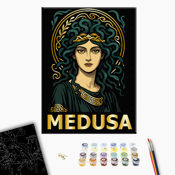 Картина по номерам BrushMe Black "Медуза" 30х40см RBS1043B