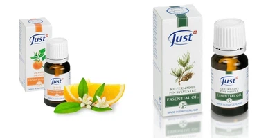 Набор JUST "SWISS ESSENTIAL OIL" масло АПЕЛЬСИН, 10 мл и масло СОСНА, 10 мл