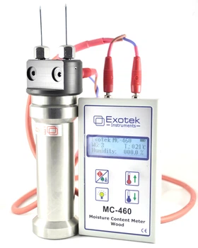 Профессиональный игольчатый влагомер древесины Exotek MC-460