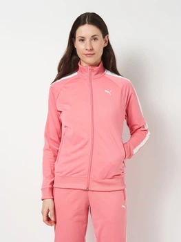 Спортивная кофта женская Puma Ess T7 Poly Track Jacket 69246625 XS Wild Pink (4069162204509)