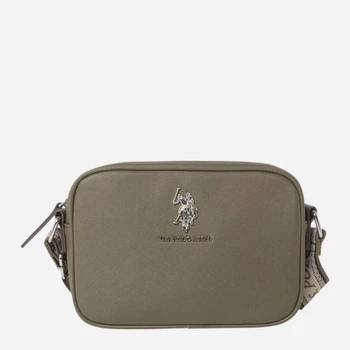 Сумка кросбоді через плече жіноча маленька U.S. Polo Assn 27V0047-AA00A(FERN)_1SZ Хакі (786662531754)