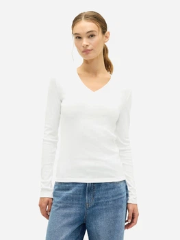 Лонгслив длинный женский GAP 853236433 S Белый (1159854774)