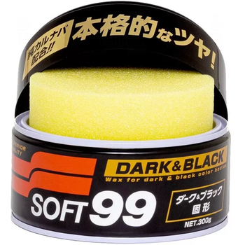 Твердий віск SOFT99 Dark & Black Wax SF-10018
