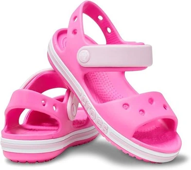 Кроксы сандалии детские Crocs Bayaband Sandal Electric Pink 24