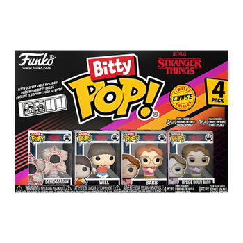 Пак Фігурок FUNKO POP! Bitty Pop! Stranger Things Демогоргон Upside Down Barb Chase 23mm 83661