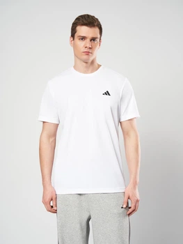 Футболка спортивная длинная мужская Adidas Tennis Fab HR8728 M Белая (4065432798464)