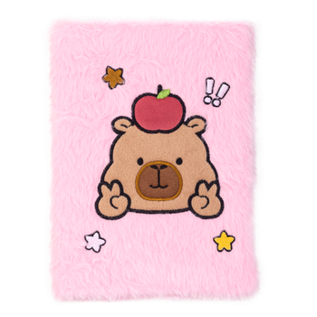 Блокнот плюшевий ZB.700036 80арк A5 CAPYBARA15 клітинка, асорті, KIDS Line