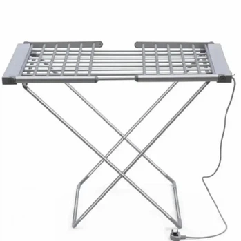 Електрична підлогова сушарка для білизни та рушників 148 x 52 x 73 см Rainberg 230W з обігрівом бічних частин (EA 0149)