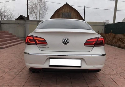 Спойлер лип на багажник Volkswagen Passat CC 08-11/CC 12-16 ABS пластик під фарбування для Volkswagen Passat CC 2008- (6702)