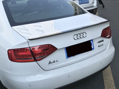Спойлер лип на багажник Audi A4 B8 2008-2015 ABS пластик, цвет черный глянец для Audi A4 B8 2008-2016 (8372)