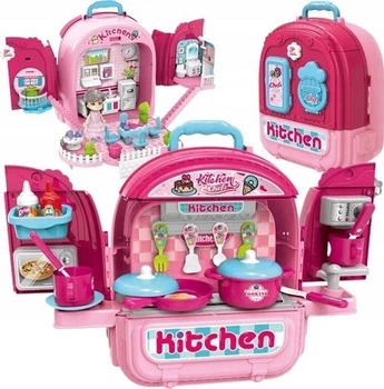Zestaw zabawek Norimpex Kuchnia / domek w plecaku 3 w 1 1008461 84613 (5902444084613)