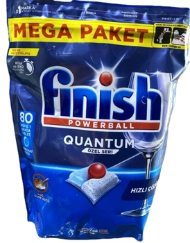 Таблетки для посудомийних машин Finish guantum 80 шт