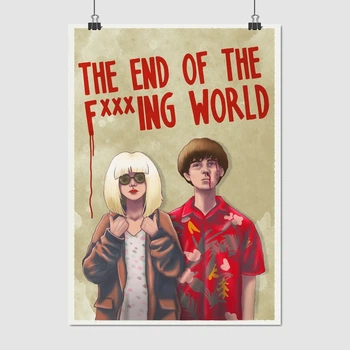 Постер Конец ***го мира, сериал, The End of the F***ing World, A3 42×30 см (id2907)