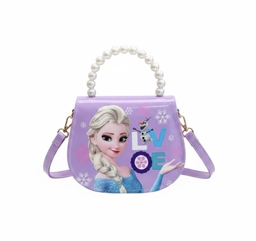 Детская сумочка Frozen «Magic Elsa» с жемчужной ручкой — Фиолетовый